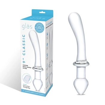 Glas - Podwójne Szklane Dildo Classic