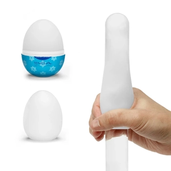 Tenga - Jednorazowy Masturbator Śnieżne Jajeczko Egg Snow Crystal 1szt