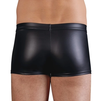 NEK - Czarne Męskie Spodenki Z Seksownym Sznurowaniem Po Bokach 2XL