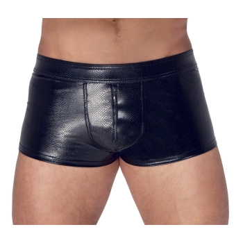 Noir - Seksowne Bokserki Męskie Skóra Węża Czarne 2XL