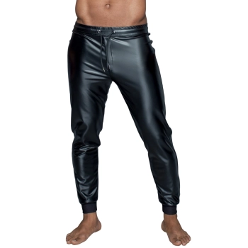 Noir - Czarne Matowe Męskie Joggery 2XL