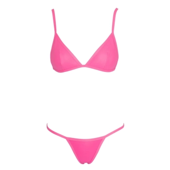Cottelli LINGERIE - Seksowne 2-Częściowe Różowe Bikini M