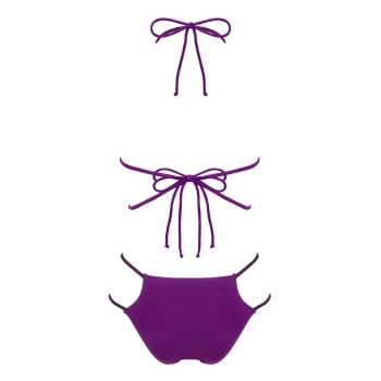 Obsessive - Seksowne Bikini Balitta W Połyskującym Fiolecie S