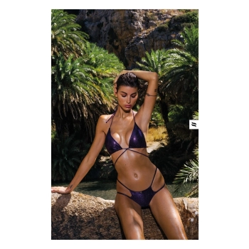 Obsessive - Seksowne Bikini Balitta W Połyskującym Fiolecie S