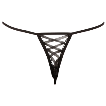 Cottelli LINGERIE - Seksowne Stringi Z Kwiatowym Wzorem M/L