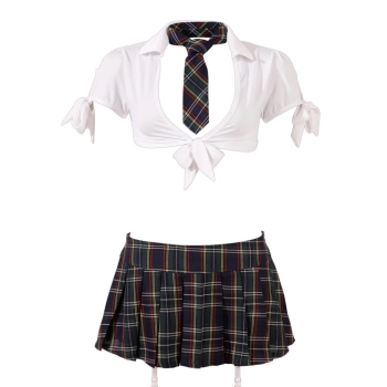 Cottelli COSTUMES - Seksowny Kostium Gorącej Uczennicy S