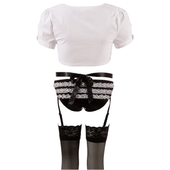 Cottelli COSTUMES - Gorący Strój Pikantnej Pokojówki XL