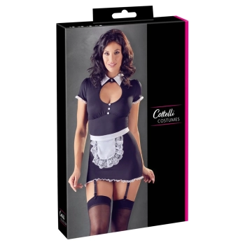 Cottelli COSTUMES - Seksowna Sukienka Niegrzecznej Pokojówki S