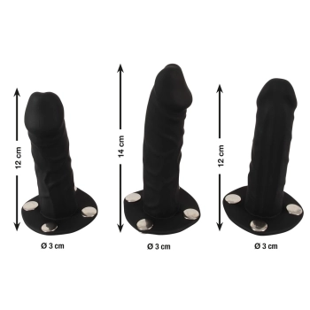 Bad Kitty - Uprząż Strap-On Z 3 Dildami 2XL