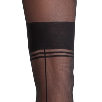 Cottelli LEGWEAR - Eleganckie Rajstopy W Stylu Retro Bez Krocza 2