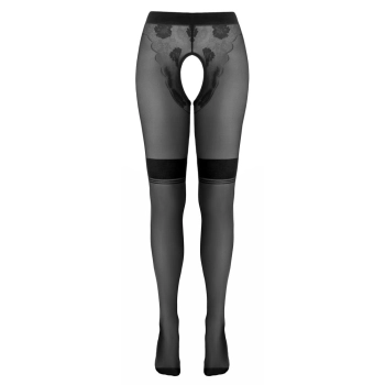 Cottelli LEGWEAR - Eleganckie Rajstopy W Stylu Retro Bez Krocza 2