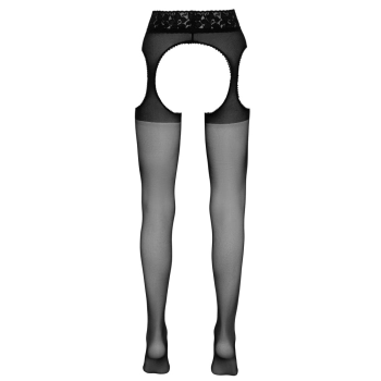 Cottelli LEGWEAR - Rajstopy Do Pończoch Z Koronkowymi Wycięciami 2