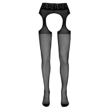 Cottelli LEGWEAR - Rajstopy Do Pończoch Z Koronkowymi Wycięciami 2