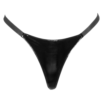 Black Level - Klasyczne Vinylowe Stringi S/M