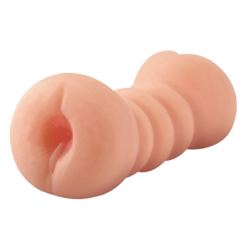 PET - Podwójny Masturbator Z Otworem Cipki I Odbytu