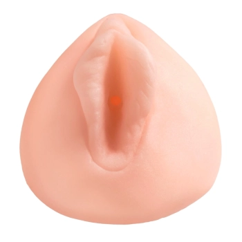 PET - Ręczny Masturbator Z Otworem Pochwy Cielisty