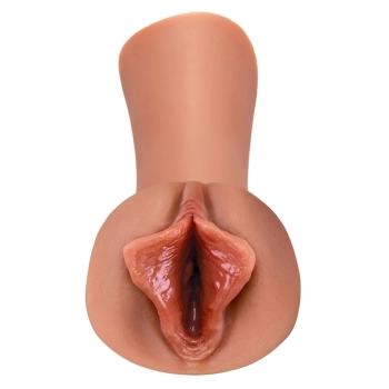 PET - Realistyczny Masturbator Pochwa Do Ręcznej Zabawy Brązowy
