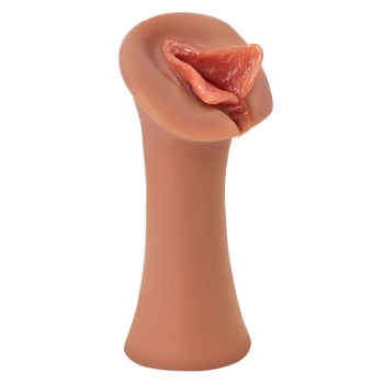 PET - Realistyczny Masturbator Pochwa Do Ręcznej Zabawy Brązowy